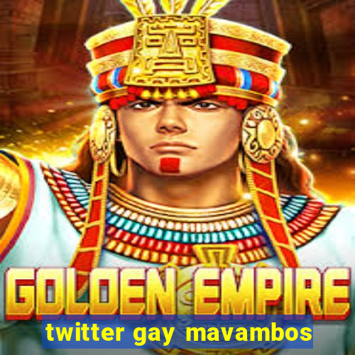 twitter gay mavambos