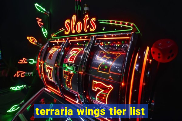 terraria wings tier list