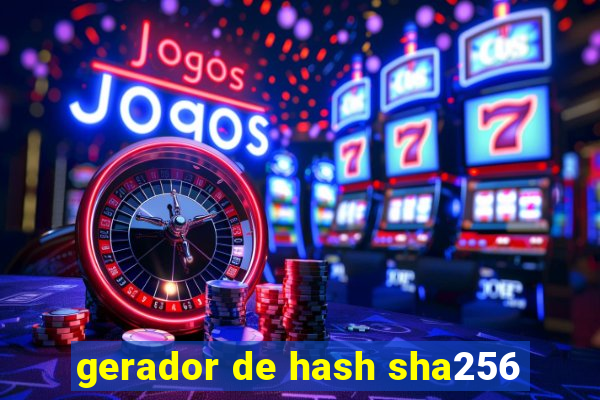 gerador de hash sha256