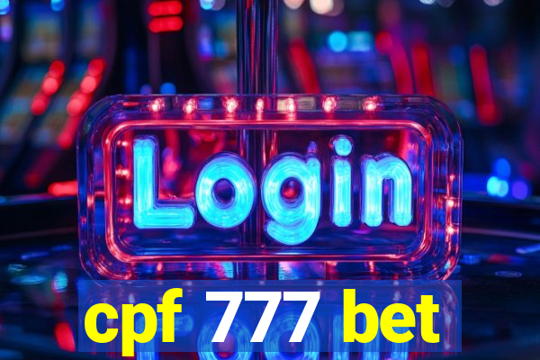 cpf 777 bet