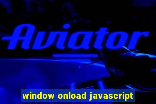 window onload javascript