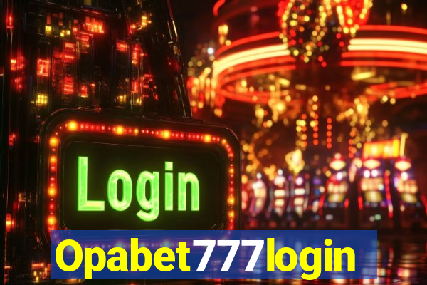 Opabet777login