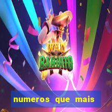 numeros que mais saem no minas cap