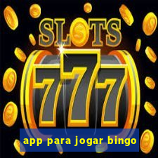 app para jogar bingo